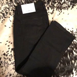 NWT Loft black curvy kick crop